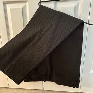 Loft Black Dotted Dress Pants in Size 16T
